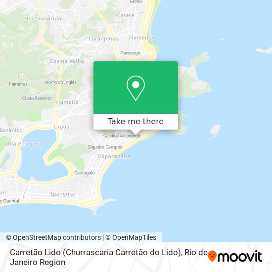 Mapa Carretão Lido (Churrascaria Carretão do Lido)