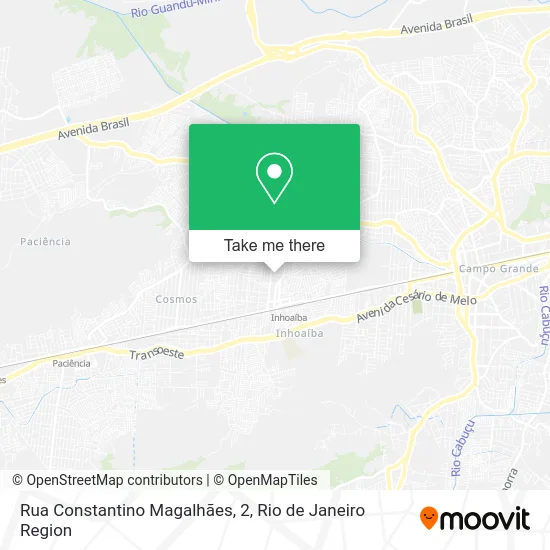 Rua Constantino Magalhães, 2 map