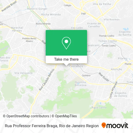 Rua Professor Ferreira Braga map