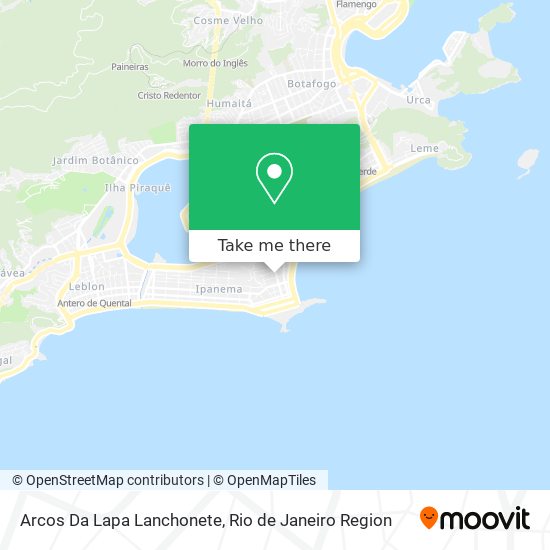 Mapa Arcos Da Lapa Lanchonete