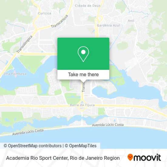 Academia Rio Sport Center map