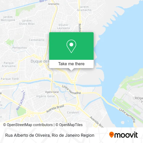 Rua Alberto de Oliveira map