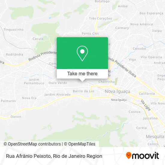 Rua Afrânio Peixoto map