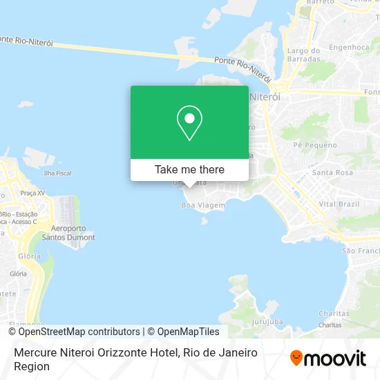 Mercure Niteroi Orizzonte Hotel map