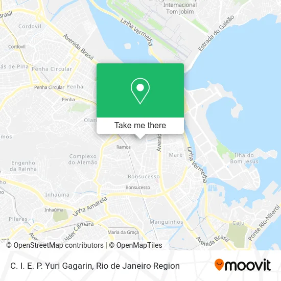 C. I. E. P. Yuri Gagarin map