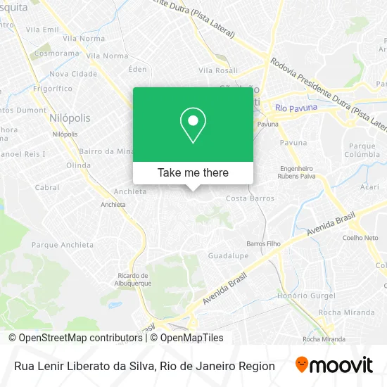 Rua Lenir Liberato da Silva map
