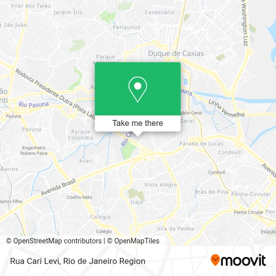 Rua Cari Levi map