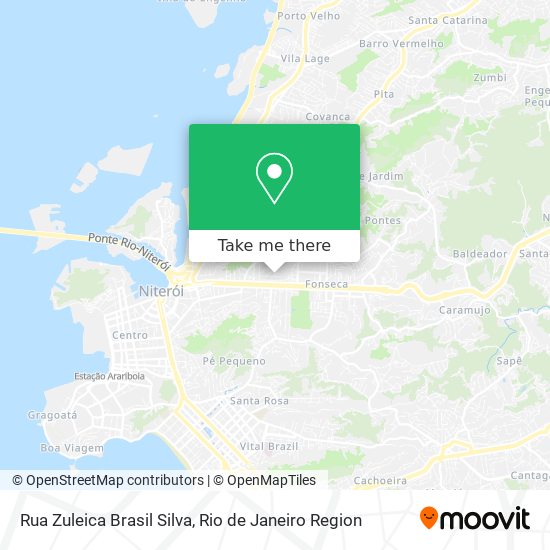 Mapa Rua Zuleica Brasil Silva
