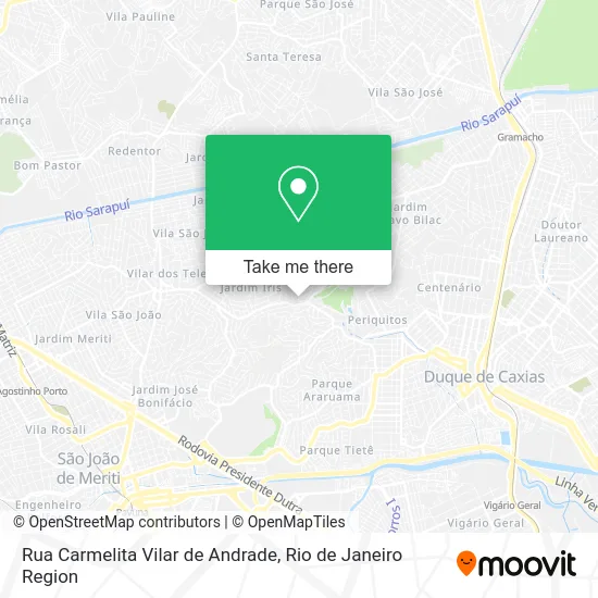 Rua Carmelita Vilar de Andrade map