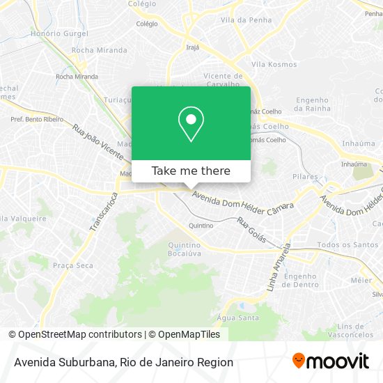 Avenida Suburbana map