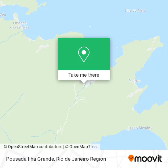Pousada Ilha Grande map