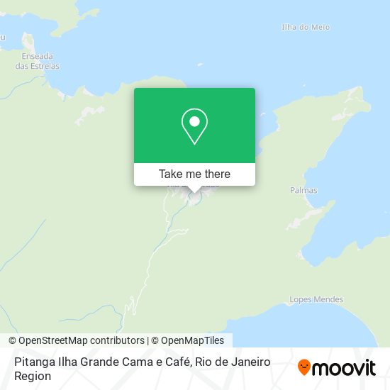 Pitanga Ilha Grande Cama e Café map
