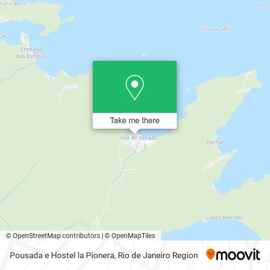 Pousada e Hostel la Pionera map