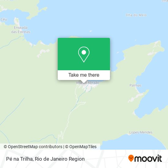 Pé na Trilha map