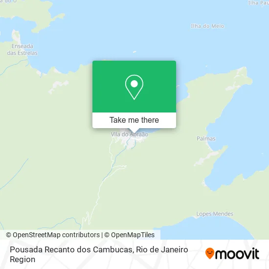 Pousada Recanto dos Cambucas map