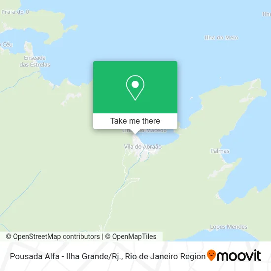 Pousada Alfa - Ilha Grande/Rj. map