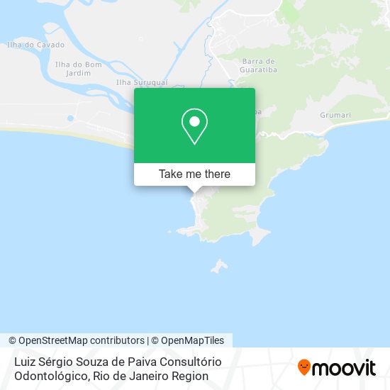 Mapa Luiz Sérgio Souza de Paiva Consultório Odontológico