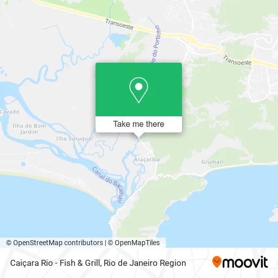 Caiçara Rio - Fish & Grill map