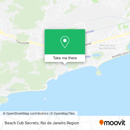 Beach Cub Secreto map