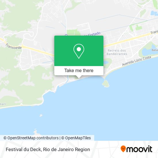 Festival du Deck map