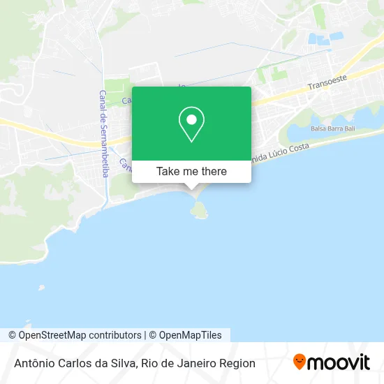 Antônio Carlos da Silva map
