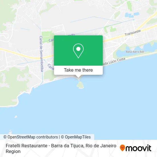 Fratelli Restaurante - Barra da Tijuca map