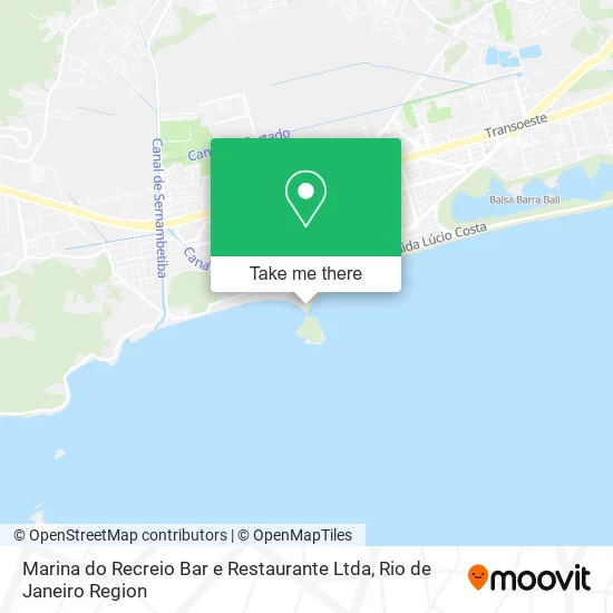 Marina do Recreio Bar e Restaurante Ltda map
