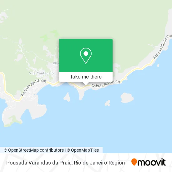 Pousada Varandas da Praia map