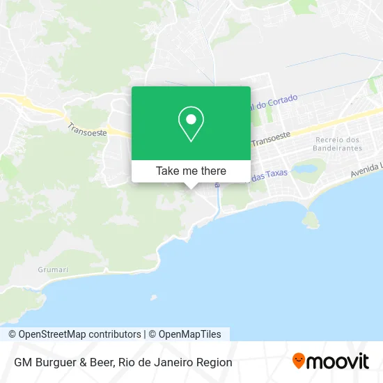 GM Burguer & Beer map