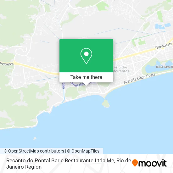 Recanto do Pontal Bar e Restaurante Ltda Me map