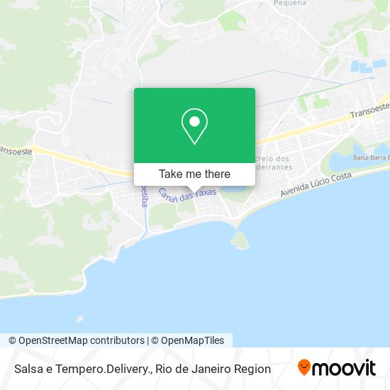 Mapa Salsa e Tempero.Delivery.