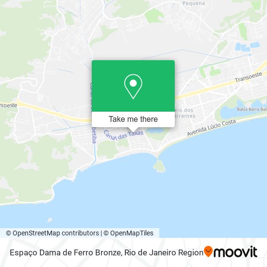 Espaço Dama de Ferro Bronze map