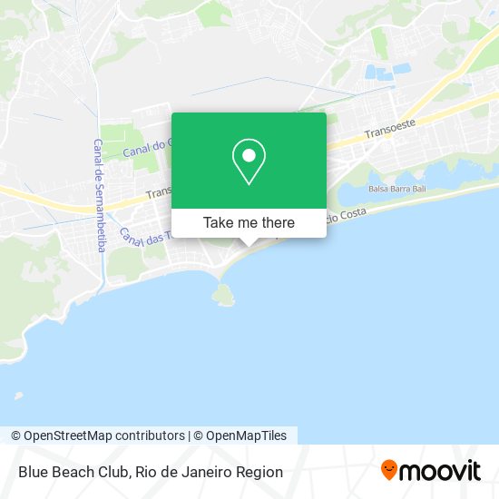 Blue Beach Club map