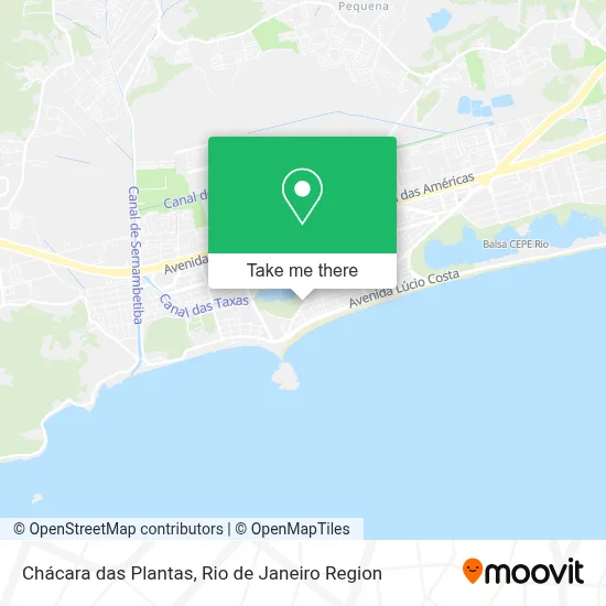 Chácara das Plantas map