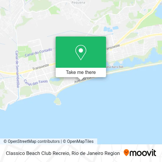 Classico Beach Club Recreio map