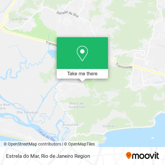 Estrela do Mar map