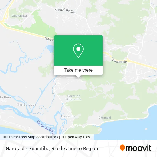 Garota de Guaratiba map