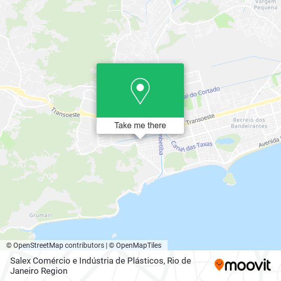 Mapa Salex Comércio e Indústria de Plásticos
