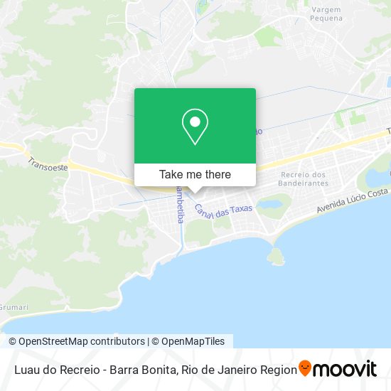 Luau do Recreio - Barra Bonita map