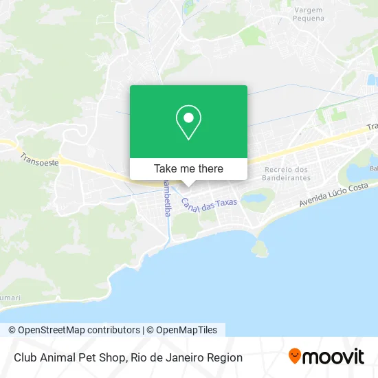 Club Animal Pet Shop map