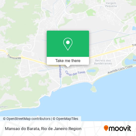 Mansao do Barata map