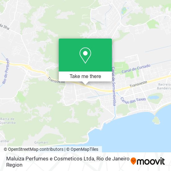 Maluiza Perfumes e Cosmeticos Ltda map