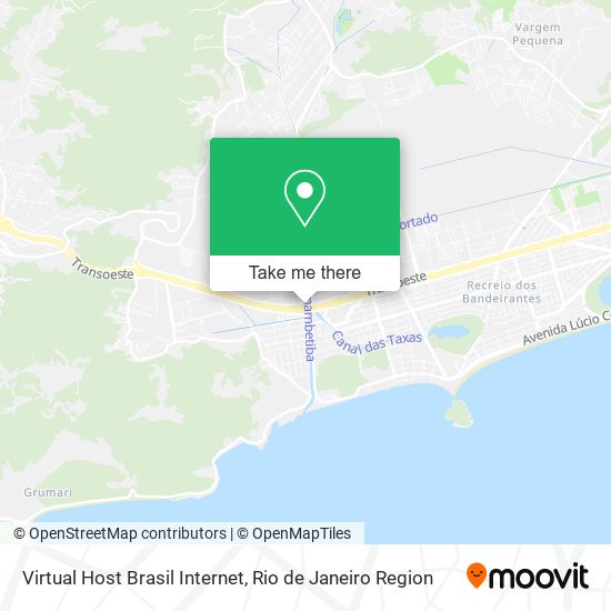 Virtual Host Brasil Internet map