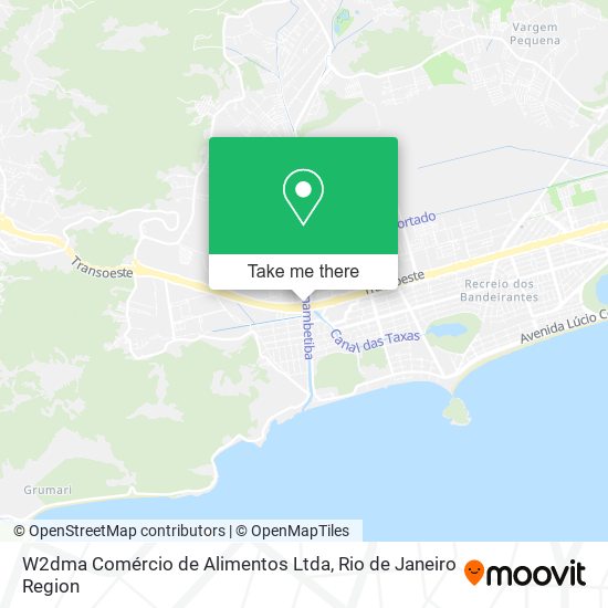 W2dma Comércio de Alimentos Ltda map