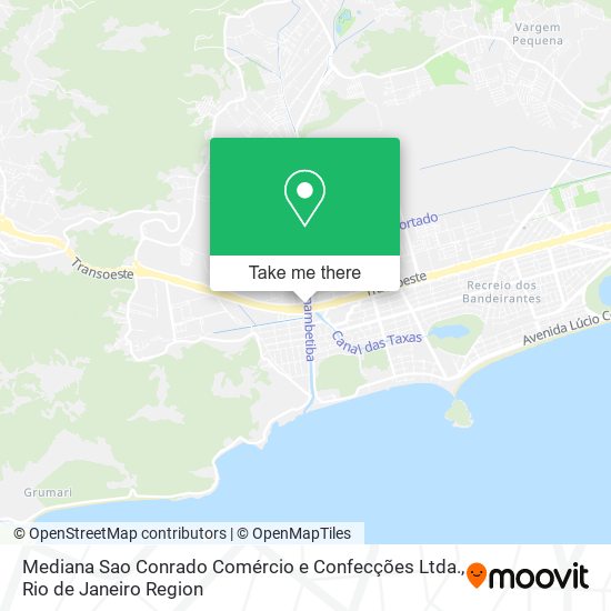 Mediana Sao Conrado Comércio e Confecções Ltda. map