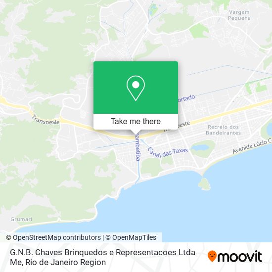 Mapa G.N.B. Chaves Brinquedos e Representacoes Ltda Me