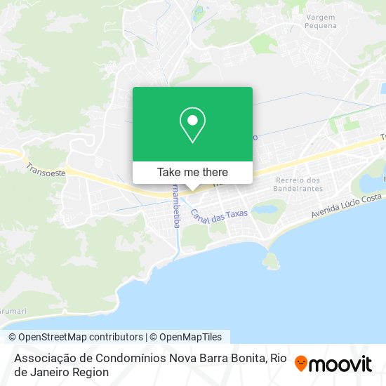Associação de Condomínios Nova Barra Bonita map
