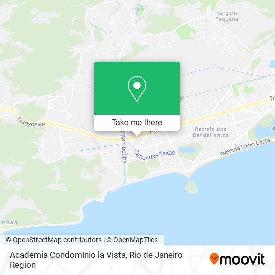 Academia Condomínio la Vista map