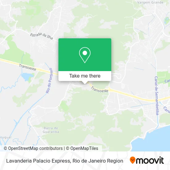 Lavanderia Palacio Express map
