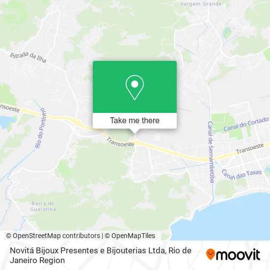 Novitá Bijoux Presentes e Bijouterias Ltda map